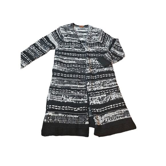New without Tags Pol Open Front Soft Knit Long Duster Sweater SZ S - Picture 2 of 10